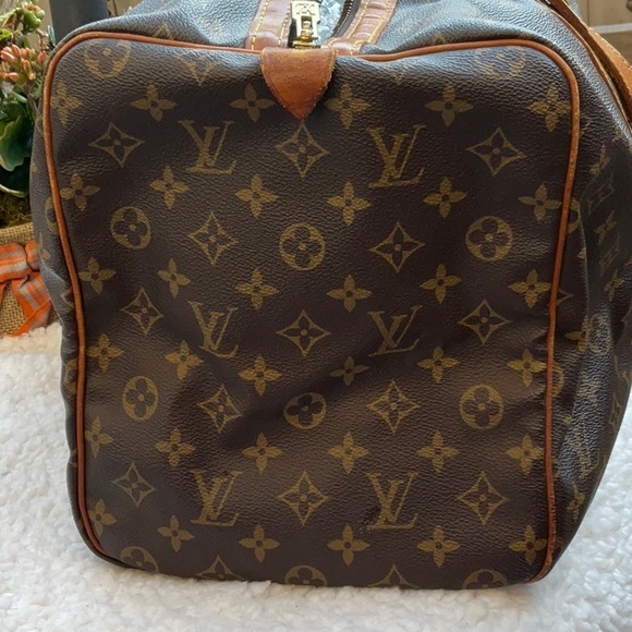 Vintage Louis Vuitton Monogram Sac Souple 45 Square Duffle Travel Bag Carryon - Picture 4 of 7